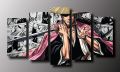 Bleach Shunsui Kyōraku Canvas Wall Art – Anime Manga Wall Decoration-5 Piece. 