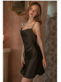 Pebbles Nepal One Piece Dress Style Satin Everyday Wear Sexy and Hot Nightgown. 