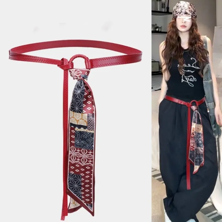 Vintage%20Style%20Leather%20Belt%20Silk%20Scarf%20Belt%20Red%20Black%20Coffee%20Bandana%20Scarf%20Waist%20Chain%20Retro%20Waistband%20Hip%20Hop%20Fashion%20-%20Image%206