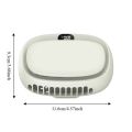 Rechargeable 5 Speed Adjustable Portable Rechargeable Fan Large Capacity Battery Handheld Design Hanging Neck Fan Multi-function Display Screen Personal Small Fan Outdoor Travel. 