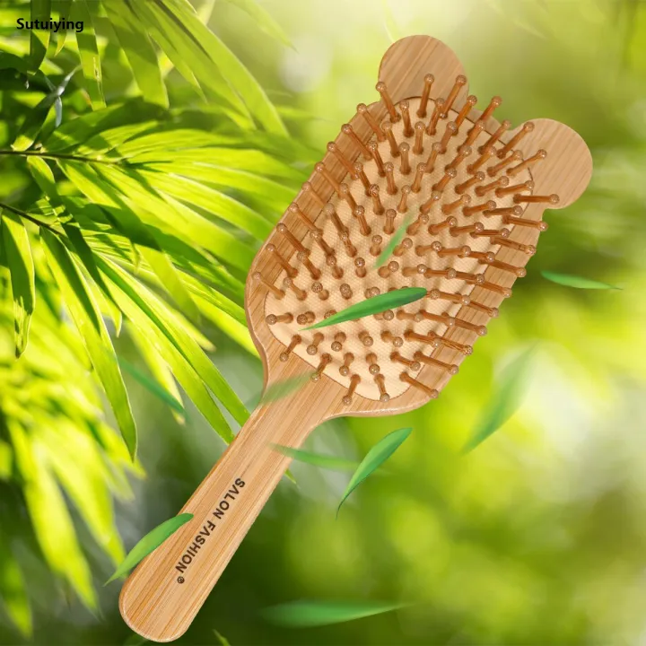 Sutuiying%201PC%20Cute%20Animal-Ear%20Air%20Cushion%20Hairbrush%20-%20Natural%20Bamboo%20Wide-Tooth%20Portable%20Comb%20(Massage%20+%20Anti-Static)%20with%20Adorable%20Dual-Ear%20Design%20-%20Image%203