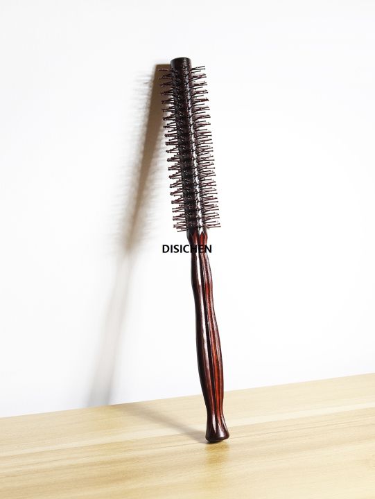 DISICHEN%201PCS%20wooden%20curling%20comb,%20diamond%20striped%20circular%20anti-static%20curling%20comb,%20hairdresser%20styling%20tool%20Special%20-%20Image%203