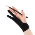 Anti-fouling Anti-Mistouch Anti abrasion and anti perspiration Two-Fingers Anti-touch Painting Glove For Drawing Tablet Glove Eatop. 