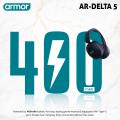Armor DELTA 5 Foldable Wireless Bluetooth Headphones | 15H Playback, HiFi Bass, Clear Calling, Aux/TF Card Support, Type-C Fast Charging | BT 5.3 | 6 Months Warranty. 