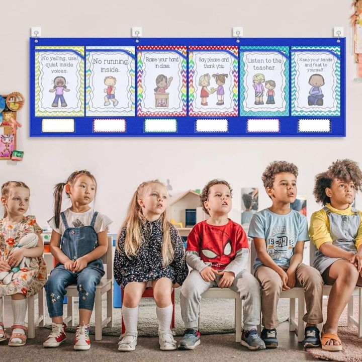 Lightweight%20Sturdy%20Horizontal%20Storage%20Pocket%20Chart%20Wall%20Mounted%20with%206%20Clear%20Pockets%20Homework%20Storage%20Pocket%20Chart%20Durable%204%20Hook%20Hole%20Hanging%20Wall%20File%20Organize%20Homeschool%20Use%20-%20Image%206