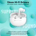 (New Launch) Ultima Boom 181 ANC Earbuds With Premium Design, 45 Hrs Playtime | ANC | App Support |  Hi-Fidelity Drivers (Supreme Sound) | Game Mode | Snug fit earbuds wireless. 