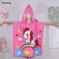Wenefang Baby Stuff Rainbow Unicorn Children's Bath Towels for 3-8 Years Kids Towels Beach Robes Newborn Baby Wrap Blankets Hooded Cloak. 