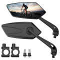 Bike Mirror 2 Pack, Bike Mirrors Handlebar Rearview Mirror, 360° Rotatable Bike Rear View Mirror, Safe Wide Angle HD Easy to Use. 