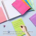 KitabKalam Lined Sticky Notes Pads 4*6 inch (5 Bright Assorted Colors). 