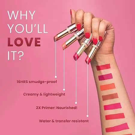 Lakme%209%20To%205%20Primer+Matte%20MP8%20Rosy%20Sunday%20Lipsticks%20-%20(3.6gm)%20-%20Image%203