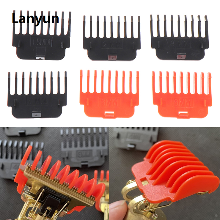 Lanyun%206Pcs%20T9%20Hair%20Clipper%20Guards%20Guide%20Combs%20Trimmer%20Cutting%20Guides%20High%20Quality%20Styling%20Tools%20Attachment%20Compatible%201.5mm%202mm%203mm%204mm%206mm%209mm%20-%20Image%204