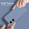 Lenuo For Huawei nova 10 SE Back Cover Phone Case Thin Soft Luxury Square Liquid Silicone. 
