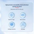 Portable Electrochemical Sensor CO Tester 1.1inch LCD Screen Carbon Monoxide Detector with Sound Lihgt Alarm and Low Battery Reminder Function. 