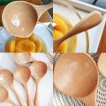 NAMUNY 6X Small Wooden Spoons & 2 Pcs Wooden Soup Ladle Long Handle Large Spoon Wood Scoop Kitchen Serving Spoon. 