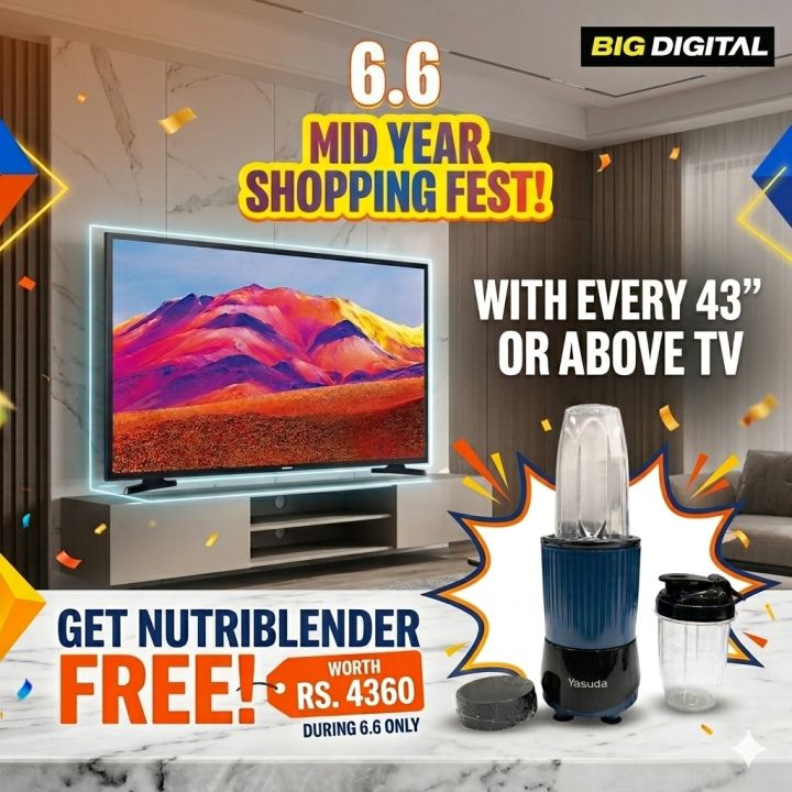 Panasonic 65 Inch 4K UHD Smart Android LED TV TH-65MX740N - Big Digital + Free Yasuda Nutri Blender