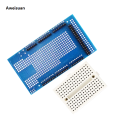Aweisuan MEGA 2560 R3 Proto Prototype Shield V3.0 Expansion Development Board + Mini Breadboard 170 Tie Points for arduino DIY. 