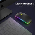 W10 Wireless Rechargeable Bluetooth Gaming RGB Mouse With Low Latency And Long Battery. 