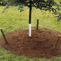 6 PCS Tree Trunk Protector White Plastic Tree Wrap to Protect Saplings Plants From Deer Rodents Mowers. 
