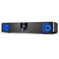 ELEGIANT SR200P 10W Wired Computer Speakers Soundbar with 3 Light Mode Enhanced Stereo USB Powered. 