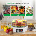 350W Electric Food Dehydrator Fruit Meat Dryer Veg Preserver Machine 5 Tray. 