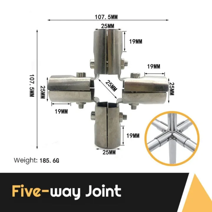 1Pc%20Round%20Stainless%20Steel%20Fixed%20Clamp%20Clothes%20Display%20Rack%20Pipe%20Joint%20Tube%20Connector%20Rod%20Support%20-%20Image%209