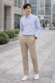 bossini.X | Men’s Stretch Chino Pants — smart casual everyday wear | Style: 251175001 | Clean. Sharp. Flexible pants for men. 
