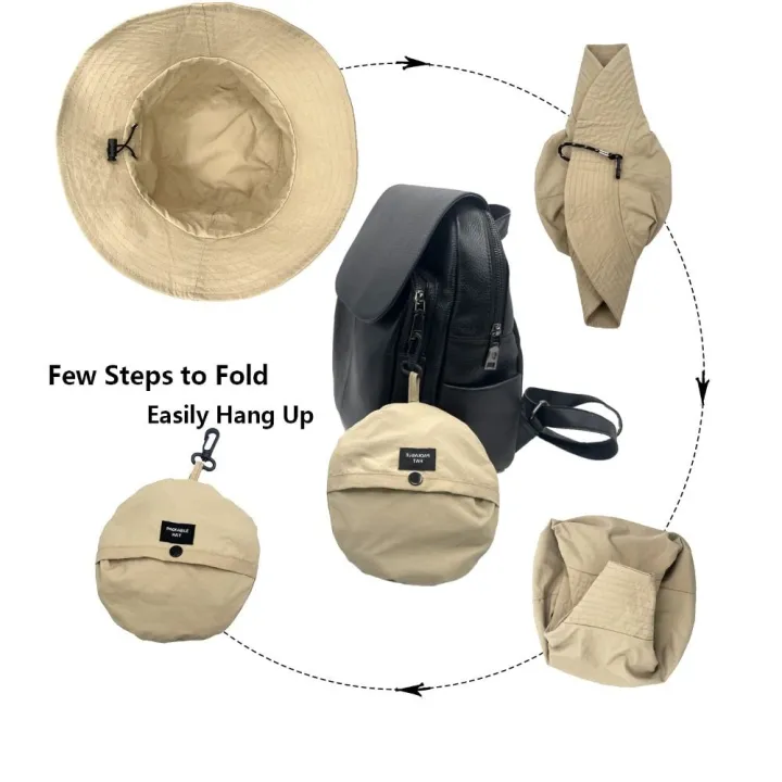 Mini%20Waterproof%20Foldable%20Bucket%20Hat%20Portable%20Wide%20Brim%20Fishing%20Hat%20Adjustable%20with%20Storage%20Bag%20Fisherman%20Cap%20Women%20-%20Image%203