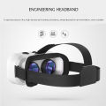 BOX 5 Mini 3D Glasses Virtual Reality Glasses VR Headset for Cardboard Smartp White. 