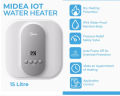 Midea Electric Water Heater 15 Ltrs. (D15-20EVG1) with WiFi control. 