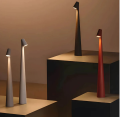 Modern LED Desk Lamp: 3Watt Power, Type C Charging, Touch Control Switch, 3-mode Dimming. 