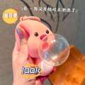 Loopy Bubble Blowing Squeeze Keychain Ruby Doll Pendant 2024 Backpack Decoration Toy Ornament. 
