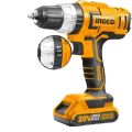 Ingco 20V Lithium-Ion Impact Cordless Drill 55NM With 2PCS Battery Pack. 