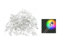 Led Diode 5mm Super Bright RGB LED Multicolor (Pack of 20 Pcs) 2 pin Legs Red, Green. Blue Colors(Fast Blinking). 