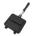 Portable Aluminum Alloy Sandwich Maker Non Stick With Handle Sandwich Grill Pan Heat Press Plate Double Sided Sandwich Frying Pan Home Kitchen Snack Bars. 