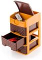 Mini Drawer Storage System Organizer For Home Office Parlor School Kitchen 3 Layer. 