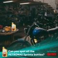 Petronas Sprinta F900 10W-40 Engine Oil for Sport Motorcycle (1 L). 