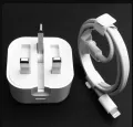 50W / 25W / 20W Fast Charger USB-C to Lightning Cable | Genuine Three-Pin Power Adapter for i-Phone X to 14 Pro Max | Safe & Rapid Charging. 