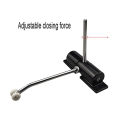 ARELENE 3X Door Closer Household Black Belt Wheel Adjustable Automatic Door Closing Light Zinc Alloy Spring Door Closer. 