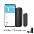 2X Tuya Smart Door Window Sensor Home Indoor Door Magnetic Detector Compatible with & Home Black. 