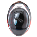 Motowolf Advance Red Full Face Motorcycle Helmet. 