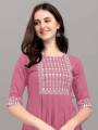 Women A-line Pink Dress one piece Traditional Ethnic wear for Occasion Casual Festive Party  comfy wear. 