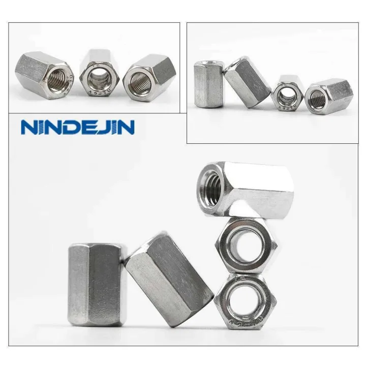 Extend%20Long%20Hex%20Coupling%20M3%20M4%20M5%20M6%20M8%20M10%20M12%20304%20Stainless%20Steel%20Standoff%20Rod%20Connector%20Thread%20Nut%20for%20Bolts%20Studs%20Screws%20-%20Image%204