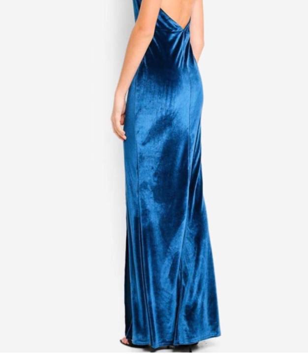 Missguided'%20Velvet%20Maxi%20Dress/Party%20Wear%20-%20Image%204