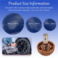 Tire Patch Roller Kit, Tire Patch Roller/Tire Repair Buffing Wheel/Tire Inner Liner Scraper/ 30PCS Patches(32/ 42/ 58mm). 