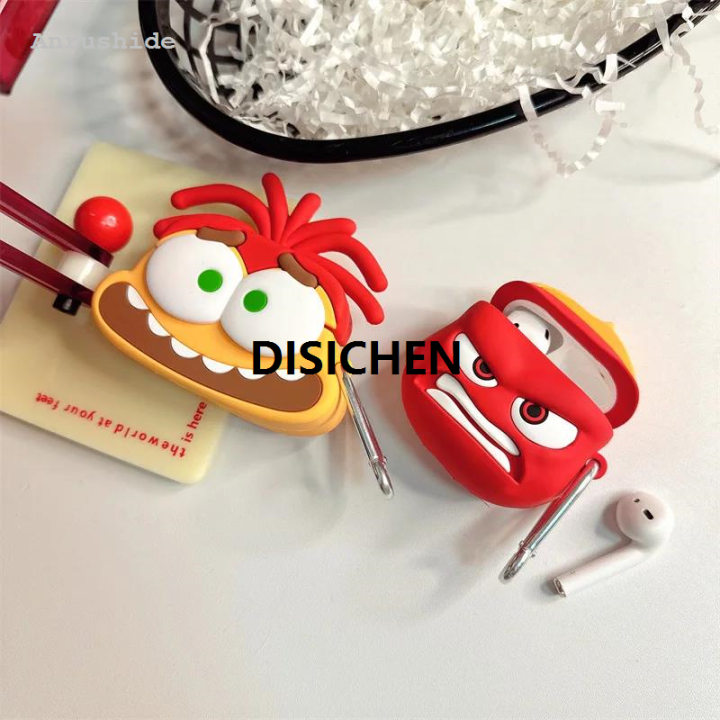 DISICHEN%20Brain%20Agent%20Team%20Angry%20Apple%20Bluetooth%20Earphone%20Case%20Suitable%20for%20High%20Quality%20Airpods%204%203%202%201%20Pro%202%20Silicone%20Anti%20Drop%20Airpods%201st%20Generat%20New%20style%20-%20Image%204