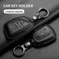 MANYOU Leather Car Key Case Cover For Cadillac CT4 CT5 ATS CT6 CTS DTS XT5 Escalade ESV SRX STS XTS XT4 28T ELR Car Key Accessoires. 