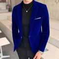 Velvet New Model Textured Korean Blazer For Men. 