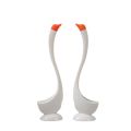 Corner Cleaning Tools Swan Shape Long Handle Toilet Brush Cartoon Dense Bristle Head Toilet Plunger Household Plastic Toilet Cleaning Brush Cleaning. 