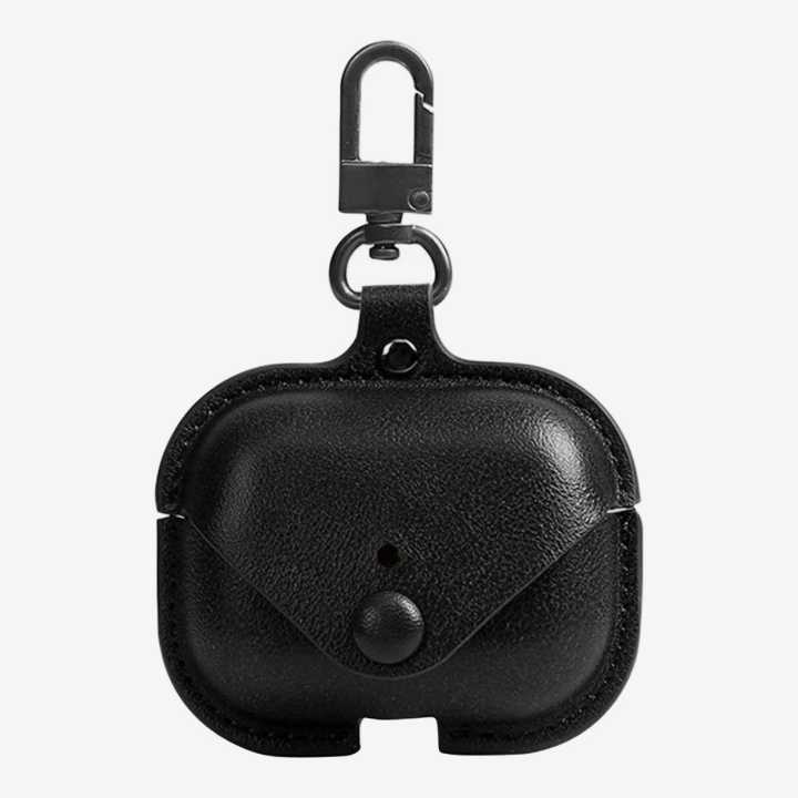Earbuds%20Pro%20Case%20Leather,%20Dust%20Guard%20With%20Keychain%20for%20Airpods%20Pro%20%5BFront%20LED%20Visible%5D%20Protective%20Cover%20Skin%20Men%20Women%20-%20Image%202