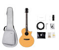 Enya EAX2C PRO 3A European Solid Spruce Transacoustic Guitar. 